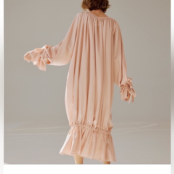 Nap Loungewear Lottie Tie Cuff Maxi Dress Womens Size Small - Picture 2 of 7